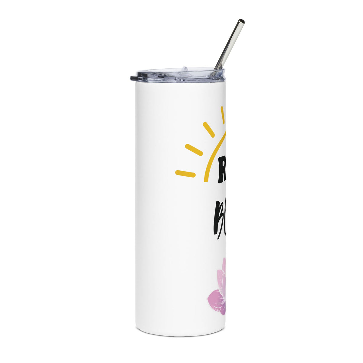 Rise & Bloom Tumbler | 20oz Stainless Steel Skinny Tumbler