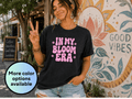In My Bloom Era Shirt, Lotus Flower Graphic Tee, Retro Groovy Floral T-Shirt for Women, Positive Motivational Tee, Self Love Gift for Her