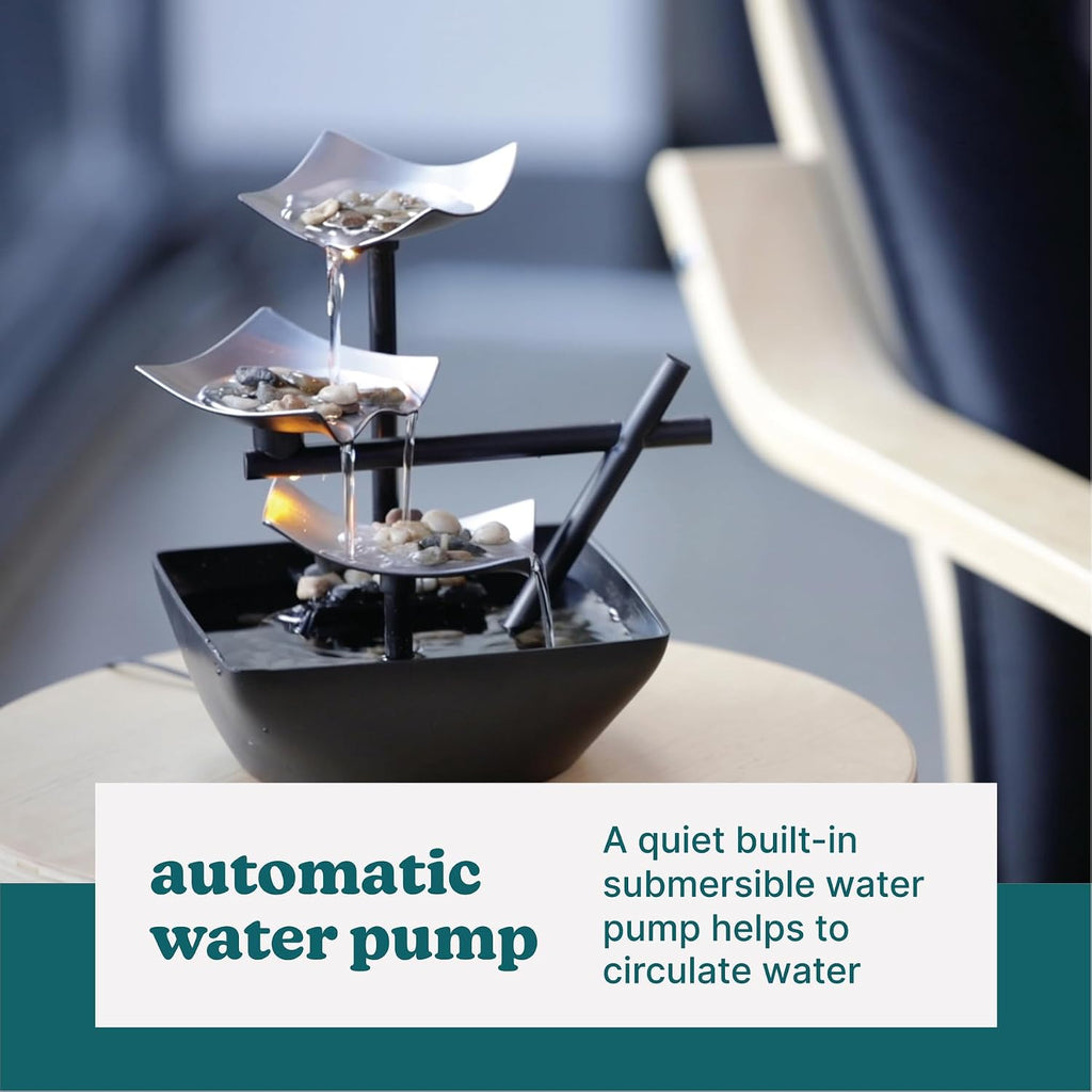 Tabletop Water Fountain, Home Décor Soothing Sound Machine