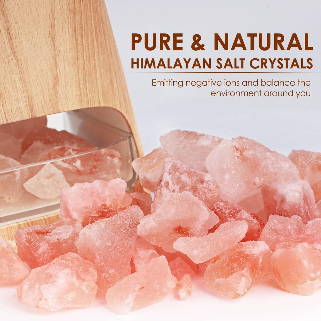 2-In-1 Essential Oil Diffuser for Home & Himalayan Salt Lamp, 150Ml