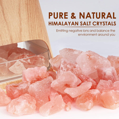 2-In-1 Essential Oil Diffuser for Home & Himalayan Salt Lamp, 150Ml