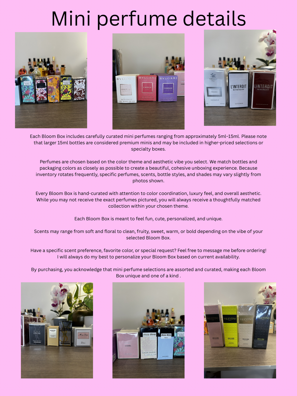 Blim Box The Bloom Box | Mini Perfume & Self-Care Gift Set – La Vida Lotus