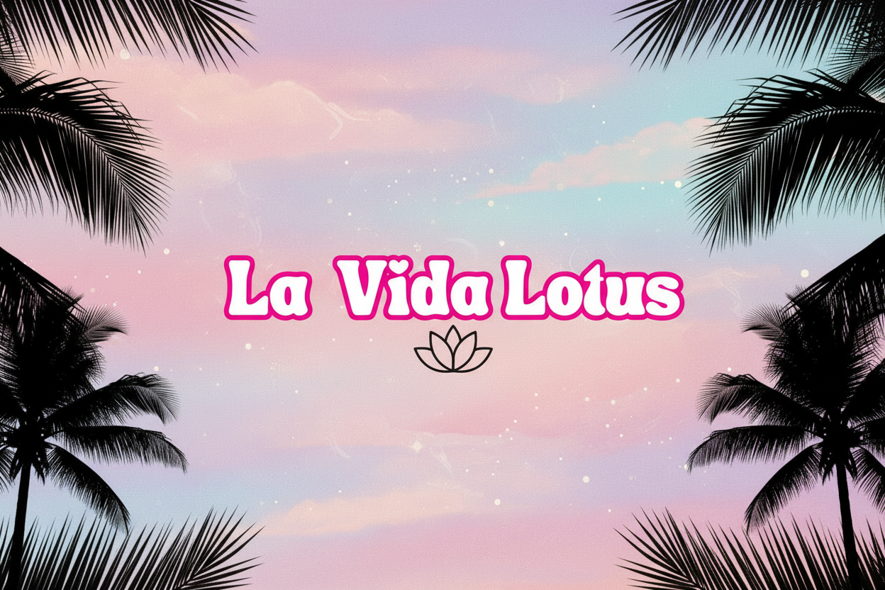 La Vida Lotus Balanced Pastel Banner